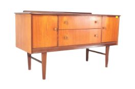 A VINTAGE RETRO MID CENTURY TEAK LOW SIDEBOARD CABINET