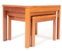 MID CENTURY DANISH TEAK NEST OF TABLES