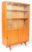 MID CENTURY HERBERT GIBBS TEAK HIGHBOARD BOOKCASE