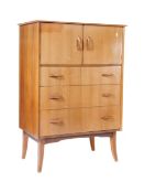 RETRO MID CENTURY WRIGHTON TALLBOY CHEST OF DRAWERS