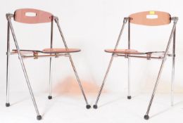 GIANCARLO PIRETTI CASTELLI FOLDING DINING CHAIRS