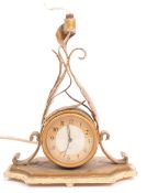 1940S SMITHS GILT METAL MANTEL CLOCK