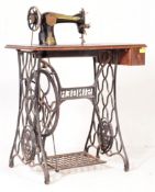 19TH CENTURY VICTORIAN SINGER SEWING MACHINE W ORIGINAL TABLE