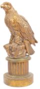 EARLY 20TH CENTURY GILT METAL FEDERAL STYLE EAGLE LAMP BASE