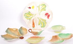 ROYAL WINTON HORS D'OEUVRE DISH AND SHORT & SONS DISH