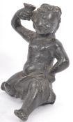 EARLY 20TH CENTURY LEAD PUTTI SCULPTURE