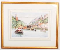 FRANK WINSTON SHIPSIDES - BRISTOL SAVAGES - SIGNED PRINT