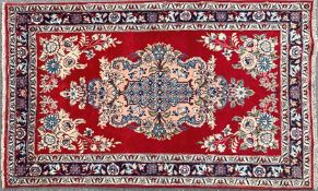 20TH CENTURY CENTRAL PERSIAN QUN RUG