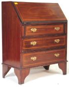 EDWARDIAN 1900S INLAID MAHOGANY BUREAU