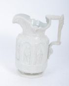 CHARLES MEIGH - MID NINETEENTH CENTURY SALTGLAZE JUG
