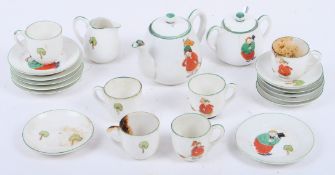 EARLY 20TH CENTURY DOLLS HOUSE PART TEA SERVICE