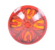 POOLE POTTERY - 'DELPHIS' LARGE RETRO HAND PAINTED FRUIT BOWL