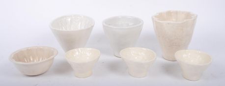 SEVEN ANTIQUE 19TH CENTURY HIGH VICTORIAN JELLY MOULDS