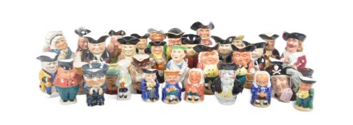 LARGE QUANTITY OF VINTAGE 20TH CENTURY TOBY JUGS