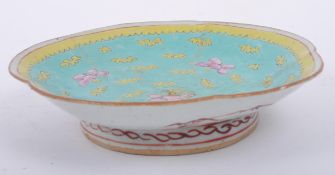 NINETEENTH CENTURY CHINESE TONGZHI ENAMEL PAINTED BOWL