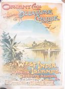 1980S SS LUSITANIA PLEASURE CRUISE POSTER REPRODUCTION