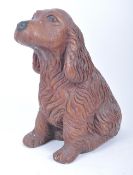 20TH CENTURY FLOORSTANDING GARDEN STONE SPANIEL