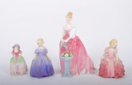 ROYAL DOULTON - FOUR 20TH CENTURY CHINA LADIES