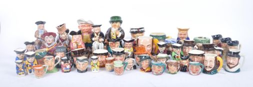 LARGE QUANTITY OF VINTAGE 20TH CENTURY TOBY JUGS