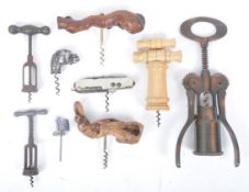 BREWERIANA - QUANTITY OF ANTIQUE AND NOVELTY CORKSCREWS