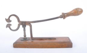 NINETEENTH CENTURY VICTORIAN MOUNTED SUGAR CUTTER