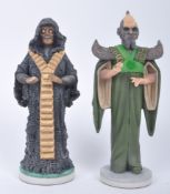 TWO DOCTOR WHO - ROBERT HARROP - LTD ED HAND PAINTED FIGURINES