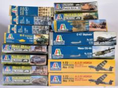 MODEL KITS - COLLECTION OF ITALERI PLASTIC MODEL KITS