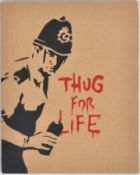 BANKSY - DISMALAND, 2015 - THUG FOR LIFE