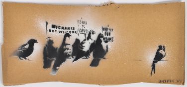 BANKSY - DISMALAND, 2015 - MIGRANTS