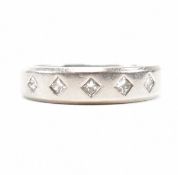 PLATINUM & DIAMOND HALF ETERNITY RING