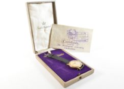 VINTAGE 9CT GOLD SMITHS IMPERIAL WRIST WATCH