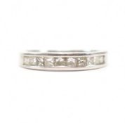 PLATINUM & DIAMOND HALF ETERNITY RING