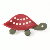 VINTAGE LEA STEIN PARIS TORTOISE BROOCH PIN
