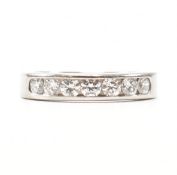 PLATINUM & DIAMOND HALF ETERNITY RING
