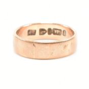 VICTORIAN HALLMARKED 9CT GOLD WIDE BAND RING