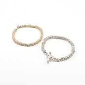 TWO 925 SILVER BRACELETS