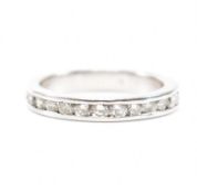 PLATINUM & DIAMOND HALF ETERNITY RING