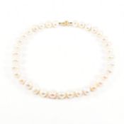 14CT GOLD & CULTURED PEARL NECKLACE