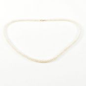 VINTAGE 9CT GOLD CLASPED PEARL NECKLACE