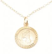 ST CHRISTOPHER PENDANT NECKLACE