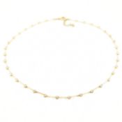 HALLMARKED 18CT GOLD & DIAMOND NECKLACE