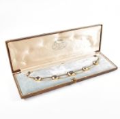 CASED 19TH CENTURY ROCK CRYSTAL RIVIERE NECKLACE