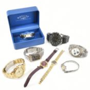 COLLECTION OF ASSORTED DESIGNER & OTHER WRISTWATCHES