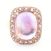 GOLD & AMETHYST COCKTAIL RING