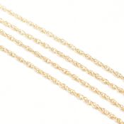 HALLMARKED 9CT GOLD NECKLACE CHAIN