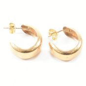 HALLMARKED 9CT GOLD HOOP EARRINGS