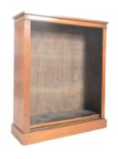 19TH CENTURY VICTORIAN WALNUT OPEN BOOKCASE