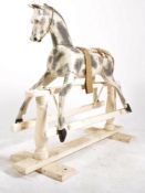 VICTORIAN STYLE MID 20TH CENTURY WOODEN CHILD'S ROCKING HORSE