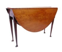 18TH CENTURY AMERICAN FEDERAL GATE LEG DROP LEAF DINING TABLE