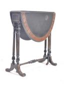 19TH CENTURY AESTHETIC MOVEMENT INLAID SUTHERLAND TABLE